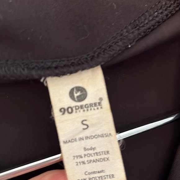 90 degrees Light fitness zipped top/sweater/ light jacket black - Picture 3 of 11